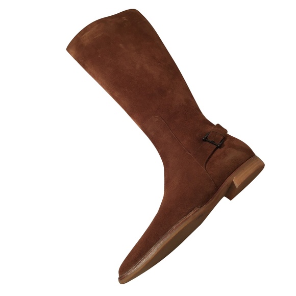 $695 New Gucci Suede Walking Boots - Picture 7 of 8